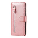 For Xiaomi Poco M4 Pro 4G Fashion Calf Texture Zipper Horizontal Flip Leather Case(Rose Gold)