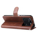 For Xiaomi Poco M4 Pro 4G Fashion Calf Texture Zipper Horizontal Flip Leather Case(Brown)