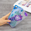 For Samsung Galaxy A03 Core Starry Sky Epoxy TPU Phone Case with Ring Holder(Waves)