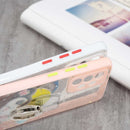 For Samsung Galaxy A53 5G Starry Sky Epoxy TPU Phone Case with Ring Holder(Elephant)