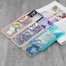 For Samsung Galaxy A53 5G Starry Sky Epoxy TPU Phone Case with Ring Holder(Elephant)