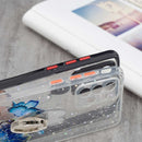 For Samsung Galaxy A53 5G Starry Sky Epoxy TPU Phone Case with Ring Holder(Heart)
