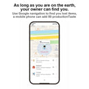 Findmy Tag Round Smart Bluetooth Anti- lost Alarm Locator Tracker(Flower Pug)
