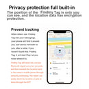 Findmy Tag Round Smart Bluetooth Anti- lost Alarm Locator Tracker(Flower Pug)