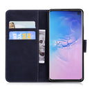 For Samsung Galaxy S10 Skin Feel Pure Color Flip Leather Phone Case(Black)