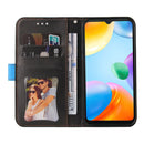 For Xiaomi Redmi 10C / Redmi 10 India Stitching-Color Horizontal Flip Leather Case(Blue)