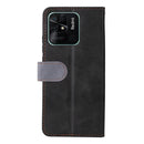 For Xiaomi Redmi 10C / Redmi 10 India Stitching-Color Horizontal Flip Leather Case(Grey)