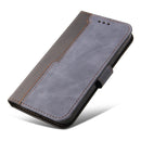 For Xiaomi Redmi 10C / Redmi 10 India Stitching-Color Horizontal Flip Leather Case(Grey)
