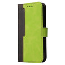 For Xiaomi Redmi 10C / Redmi 10 India Stitching-Color Horizontal Flip Leather Case(Green)