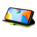 For Xiaomi Redmi 10C / Redmi 10 India Stitching-Color Horizontal Flip Leather Case(Green)