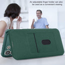 For Samsung Galaxy S22 5G Magnetic Flip Leather Phone Case(Dark Green)