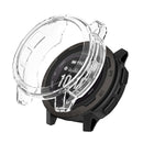 For Garmin Instinct 2 Half Coverage Hollowed TPU Watch Case(Transparent White)