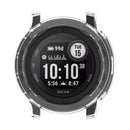 For Garmin Instinct 2 Half Coverage Hollowed TPU Watch Case(Transparent White)