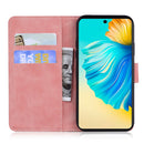 For Tecno Camon 17P Skin Feel Pure Color Flip Leather Phone Case(Pink)