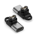 For Garmin Type-C / USB-C Female Watch Charging Adapter(Grey)