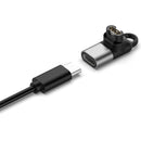 For Garmin Type-C / USB-C Female Watch Charging Adapter(Grey)