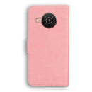 For Nokia X10 / X20 Skin Feel Pure Color Flip Leather Phone Case(Pink)