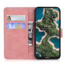 For Nokia X10 / X20 Skin Feel Pure Color Flip Leather Phone Case(Pink)