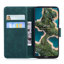 For Nokia X10 / X20 Skin Feel Pure Color Flip Leather Phone Case(Green)