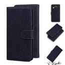 For Nokia X10 / X20 Skin Feel Pure Color Flip Leather Phone Case(Black)