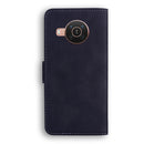 For Nokia X10 / X20 Skin Feel Pure Color Flip Leather Phone Case(Black)