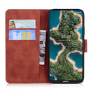 For Nokia X10 / X20 Skin Feel Pure Color Flip Leather Phone Case(Brown)
