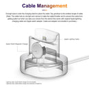 A001 3 In 1 Silicone Charging Holder for iPhone / iWatch / AirPods(White)