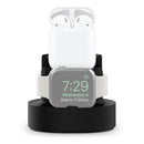 A001 3 In 1 Silicone Charging Holder for iPhone / iWatch / AirPods(Black)