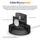 A001 3 In 1 Silicone Charging Holder for iPhone / iWatch / AirPods(Black)
