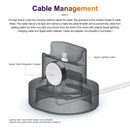 A001 3 In 1 Silicone Charging Holder for iPhone / iWatch / AirPods(Grey)