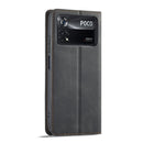 For Xiaomi Poco X4 Pro 5G Forwenw Dream Series Oil Edge Strong Magnetism Leather Phone Case(Black)