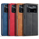 For Xiaomi Poco X4 Pro 5G Forwenw Dream Series Oil Edge Strong Magnetism Leather Phone Case(Black)