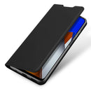 For Xiaomi Poco M4 Pro 4G DUX DUCIS Skin Pro Series Shockproof Leather Phone Case(Black)