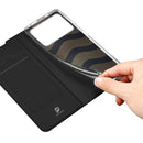 For Xiaomi Poco M4 Pro 4G DUX DUCIS Skin Pro Series Shockproof Leather Phone Case(Black)