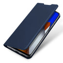 For Xiaomi Poco M4 Pro 4G DUX DUCIS Skin Pro Series Shockproof Leather Phone Case(Blue)