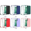 For Samsung Galaxy S22 5G Imitation Liquid Silicone 360 Full Body Phone Case(Red)