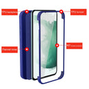 For Samsung Galaxy S22 5G Imitation Liquid Silicone 360 Full Body Phone Case(Red)