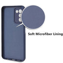For Samsung Galaxy A03s 166.5mm Imitation Liquid Silicone 360 Full Body Phone Case(Black)