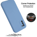 For Samsung Galaxy A03s 166.5mm Imitation Liquid Silicone 360 Full Body Phone Case(Black)