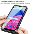 For Samsung Galaxy A03s 166.5mm Imitation Liquid Silicone 360 Full Body Phone Case(Black)