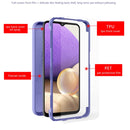 For Samsung Galaxy A52 5G / 4G / A52S Imitation Liquid Silicone 360 Full Body Phone Case(Black)