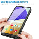 For Samsung Galaxy A52 5G / 4G / A52S Imitation Liquid Silicone 360 Full Body Phone Case(Black)