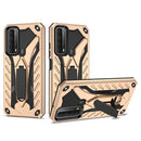 For Huawei P Smart 2021 / Y7a Shockproof TPU + PC Phone Case(Gold)