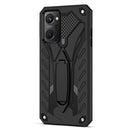For OPPO Realme 9i / A76 / A36 / A96(Indian) / K10 Shockproof TPU + PC Phone Case(Black)