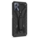 For OPPO Realme C35 Shockproof TPU + PC Phone Case(Black)