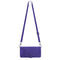 For Motorola Moto G22 Crossbody 3D Embossed Flip Leather Phone Case(Purple)