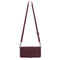 For Motorola Moto G22 Crossbody 3D Embossed Flip Leather Phone Case(Wine Red)