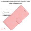 For OPPO A94 5G/F19 Pro+ 5G/Reno5 Z Skin Feel Pure Color Flip Leather Phone Case(Pink)