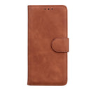 For OPPO A94 5G/F19 Pro+ 5G/Reno5 Z Skin Feel Pure Color Flip Leather Phone Case(Brown)