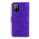 For OPPO A94 5G/F19 Pro+ 5G/Reno5 Z Skin Feel Pure Color Flip Leather Phone Case(Purple)